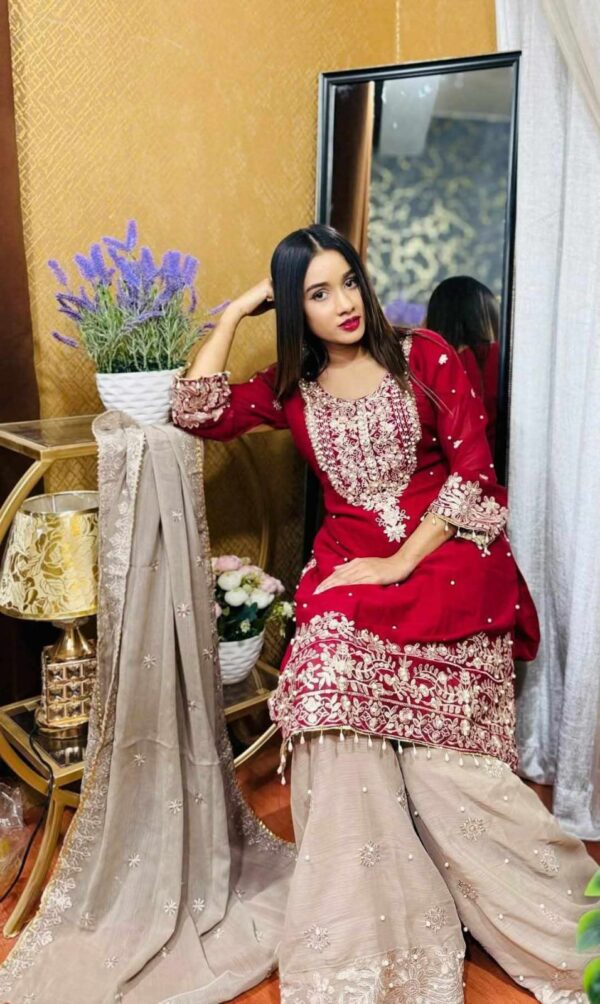 pakistani Garara Four Piece - Image 3